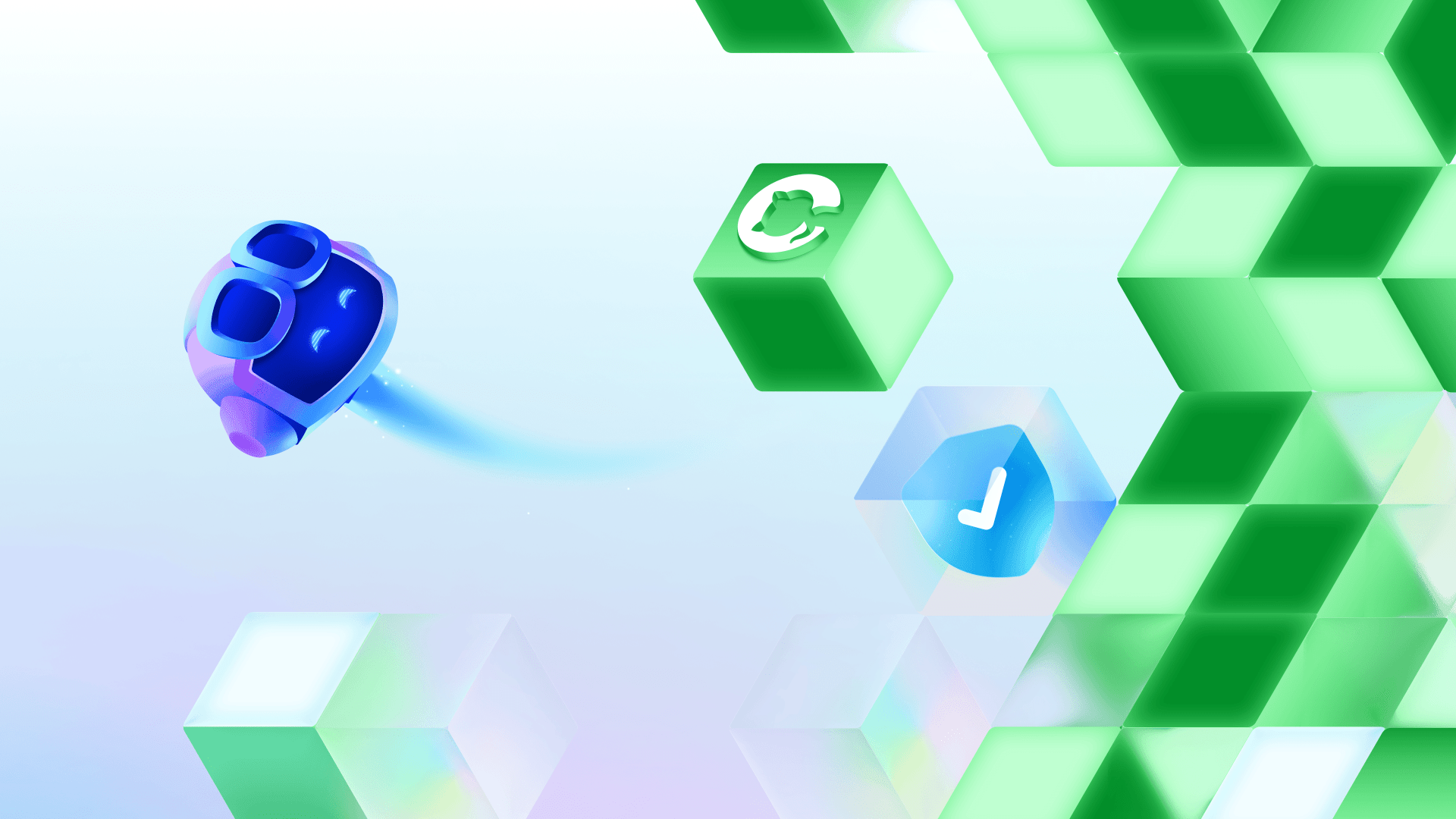 GitHub 风格的封面，深色底上是几何化的 Invertocat 猫标志，右侧有一列代码符号