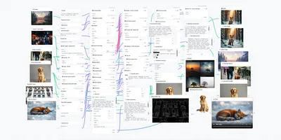 Hugging Face 博客题图：Workflow1111 工作流画布的宣传图，标题写着 Rebuilding AUTOMATIC1111 with Gradio Workflow