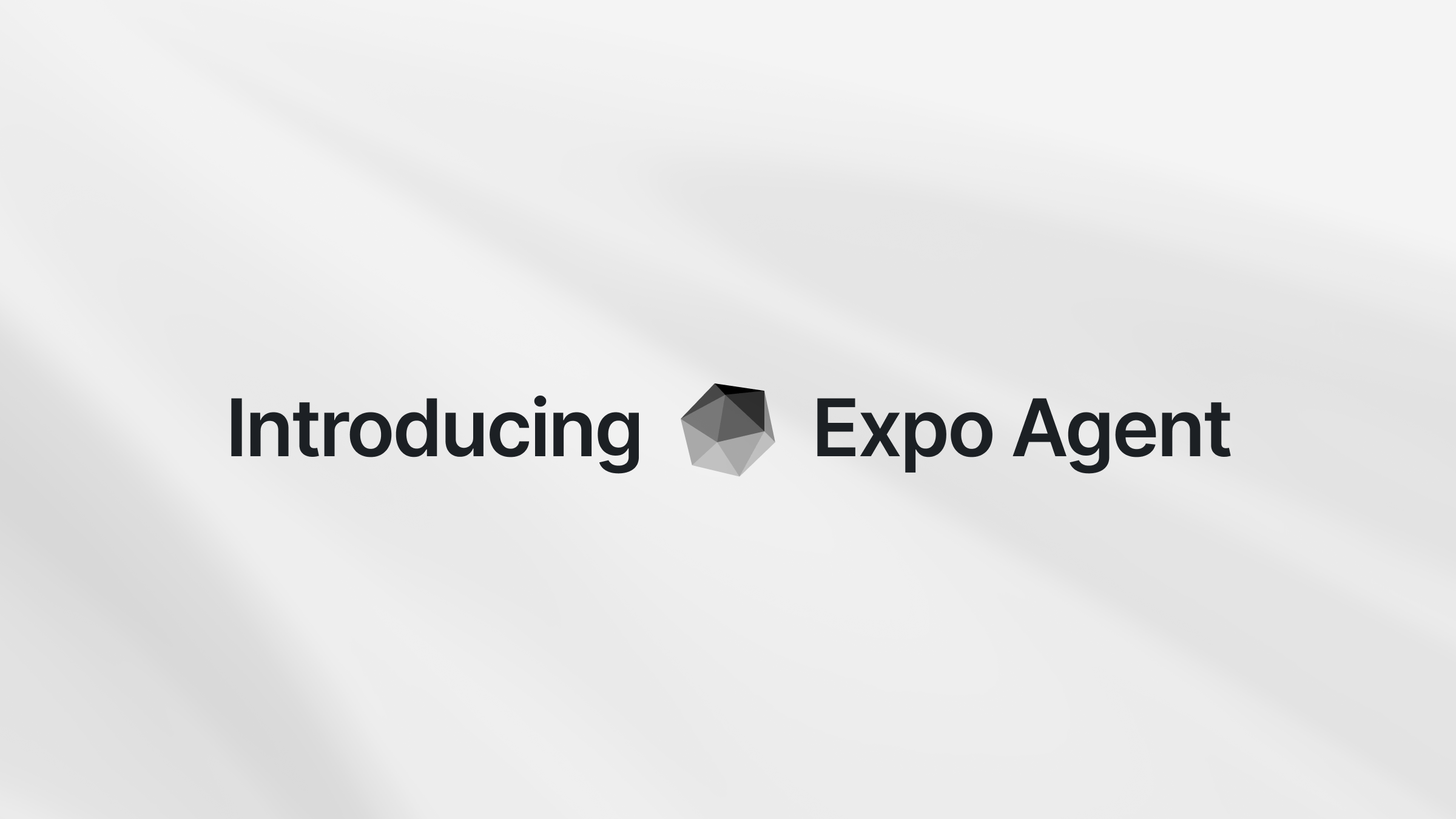 Introducing Expo Agent: build native apps with Expo and AI