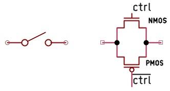 A CMOS switch.