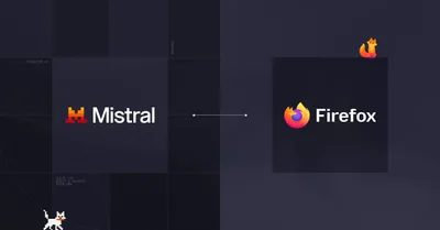 题图：披上 Mistral 配色的 Firefox 浏览器窗口，代表两家开源阵营的合作