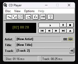 CDPLAYER.EXE 使用模拟的 CD-ROM