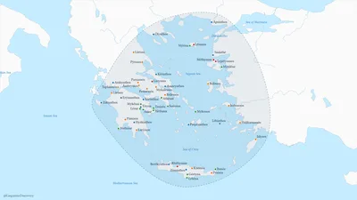 一张世界地图，用不同颜色标出印欧语系八个分支今天在欧洲和亚洲的大致分布