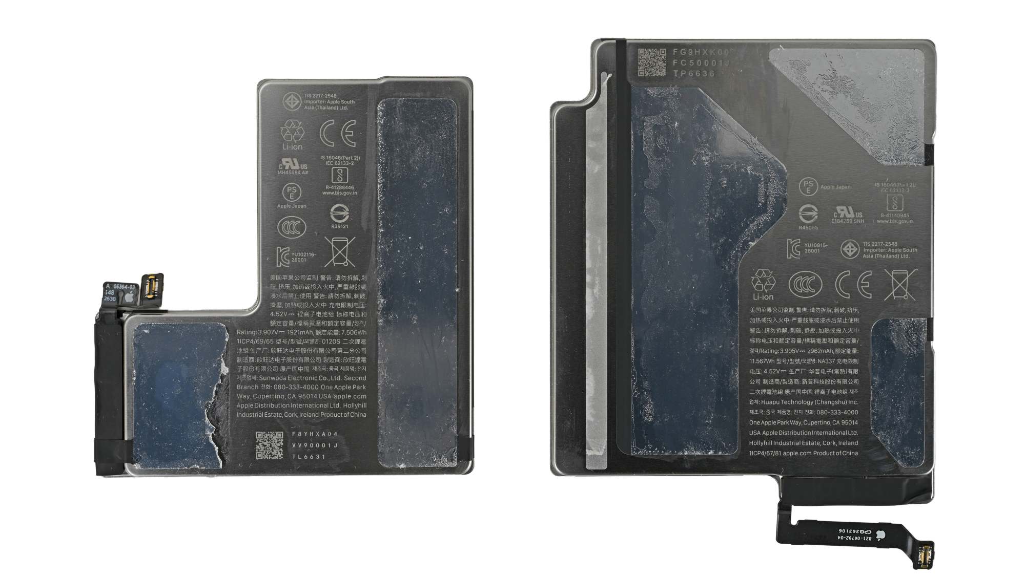 iPhone Duo 电池，背面