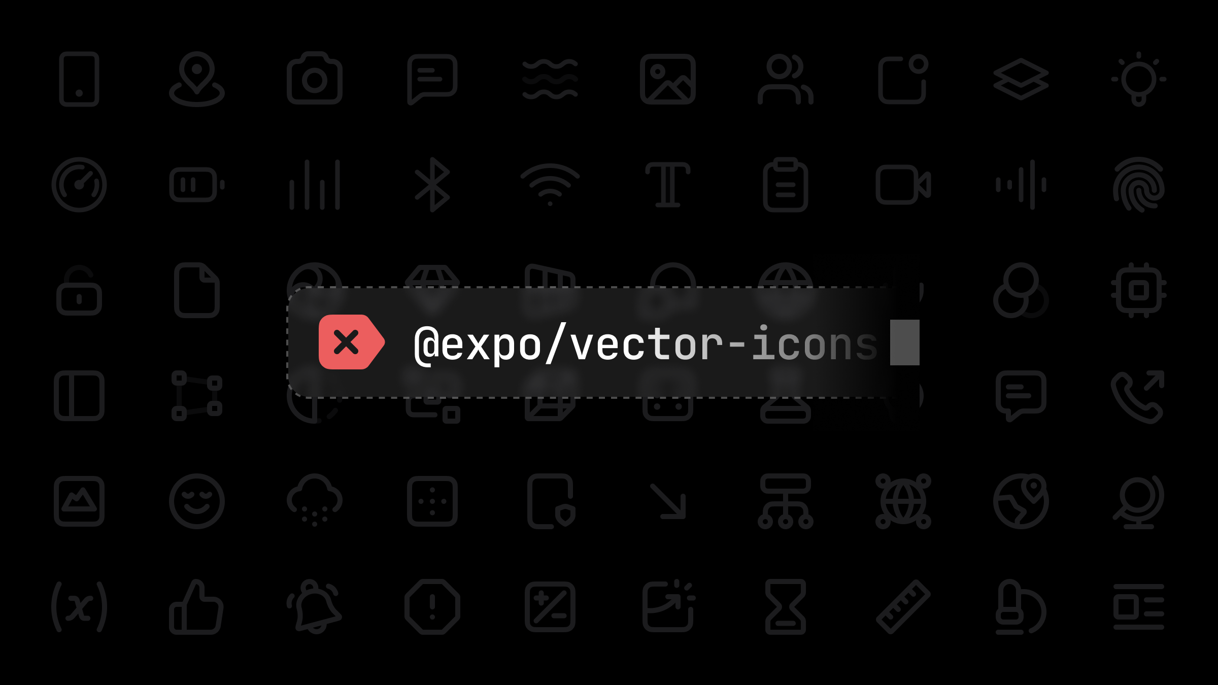 Moving away from @expo/vector-icons