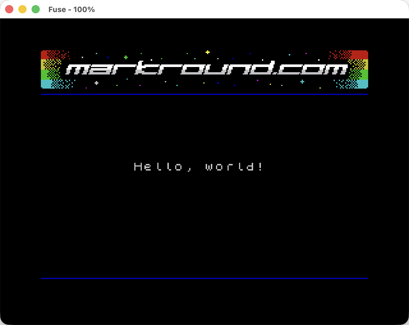 Hello World 程序输出