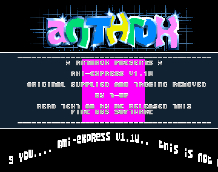 Anthrox cracktro 截图