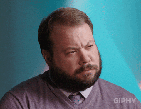 疑惑思考的反应 GIF